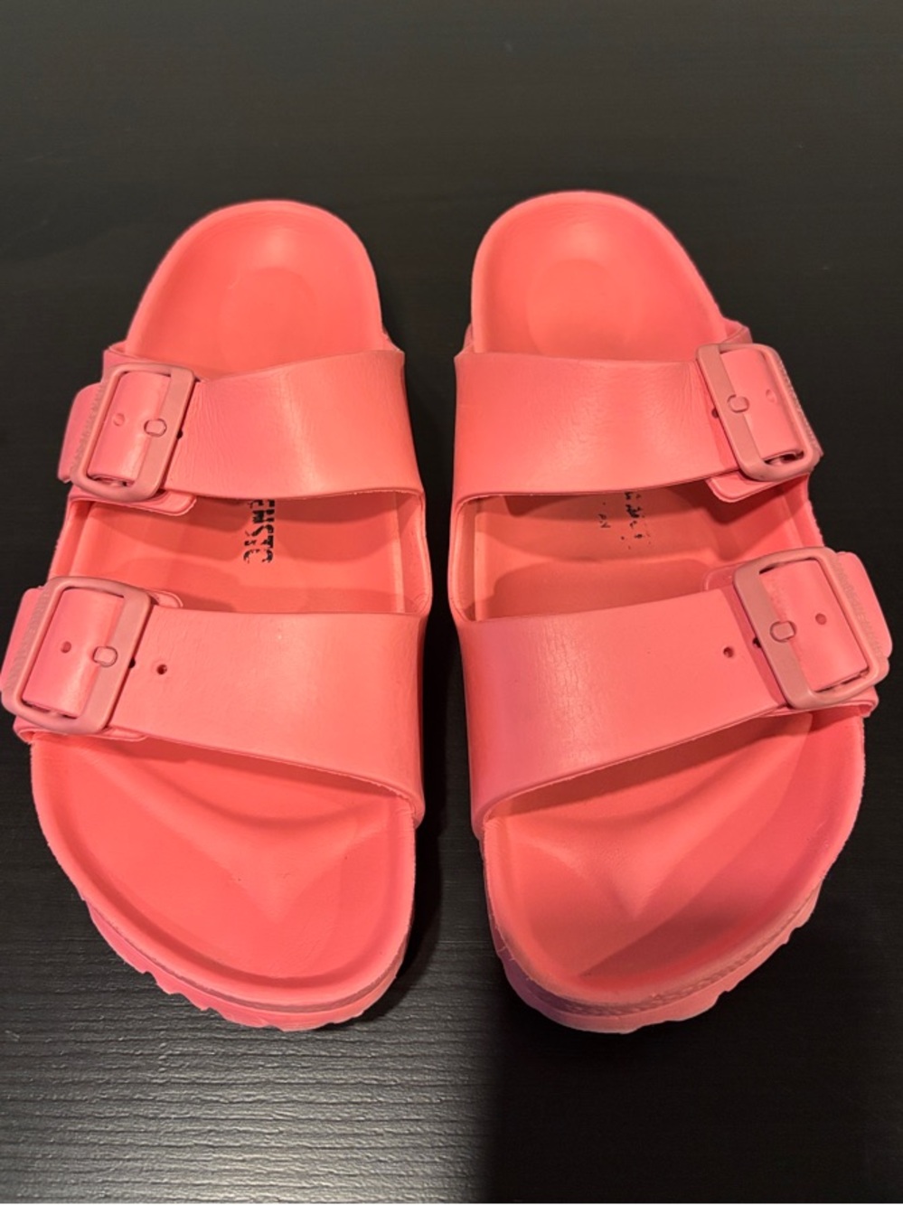 Birkenstock Women’s Arizona EVA Plastic Sandal Coral Size 38 - 7/7.5